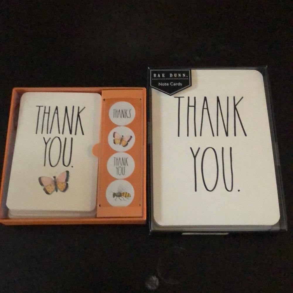 Rae Dunn Thank Card Bundle